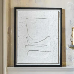 Abstract Cuboid Papier Mache Art