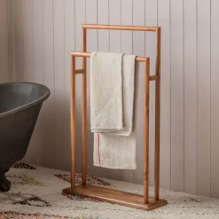 Acacia Wooden Towel Stand