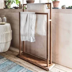Acacia Wooden Towel Stand