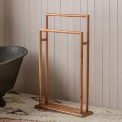 Acacia Wooden Towel Stand