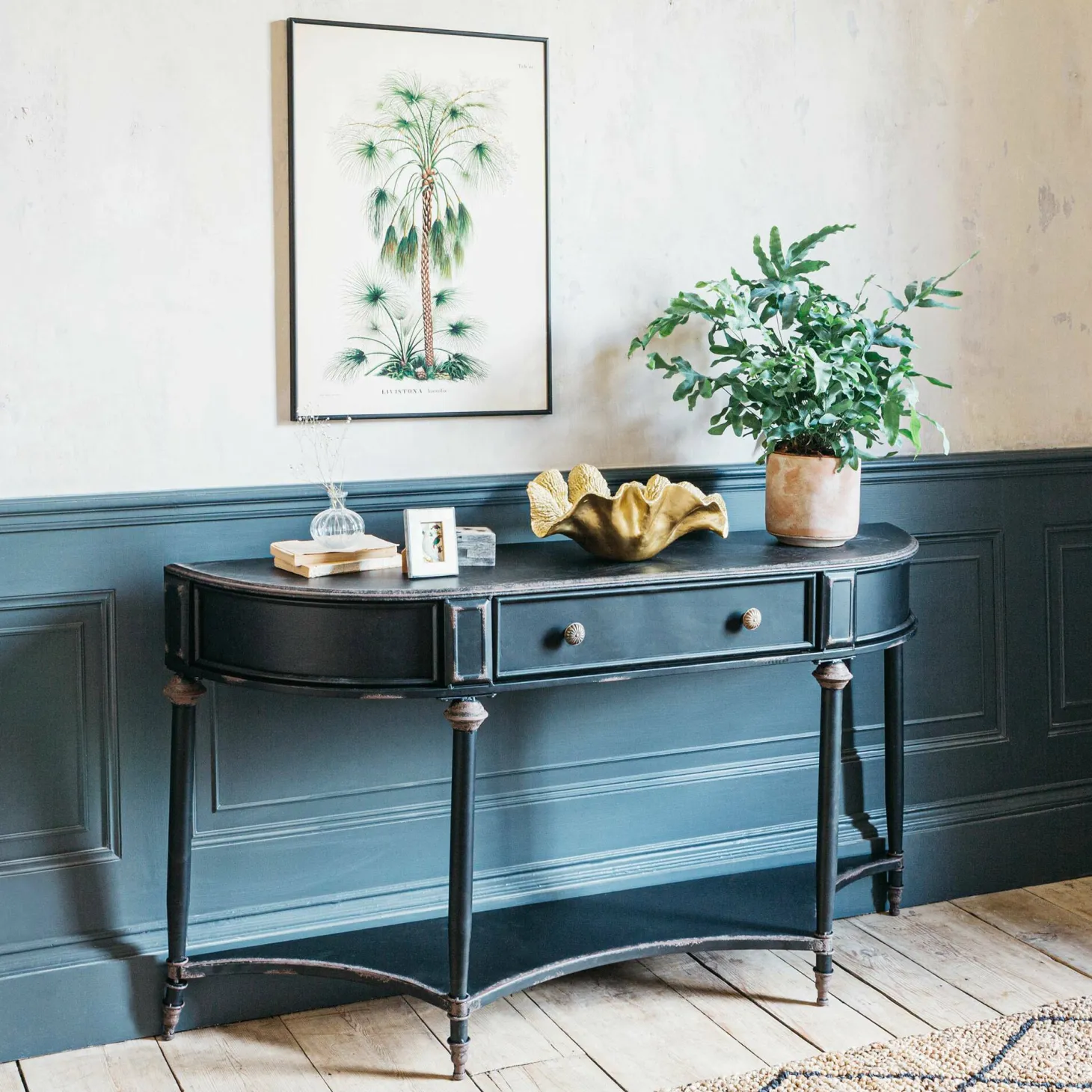 Ada Black Console Table