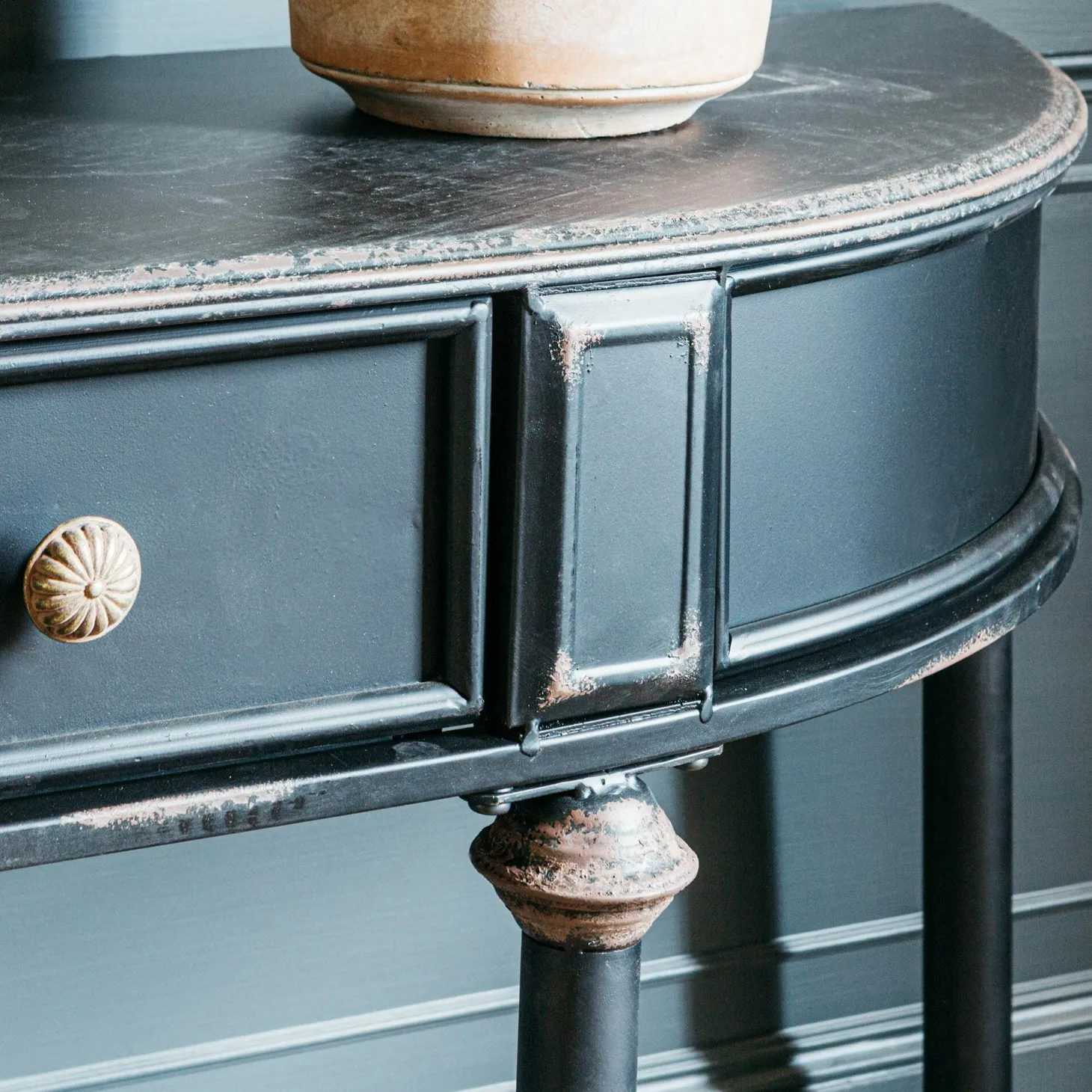 Ada Black Console Table