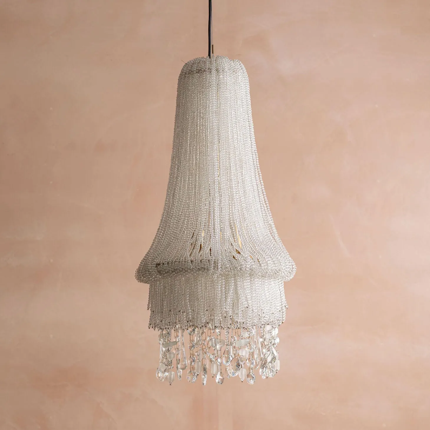 Adara Clear Beaded Pendant Light