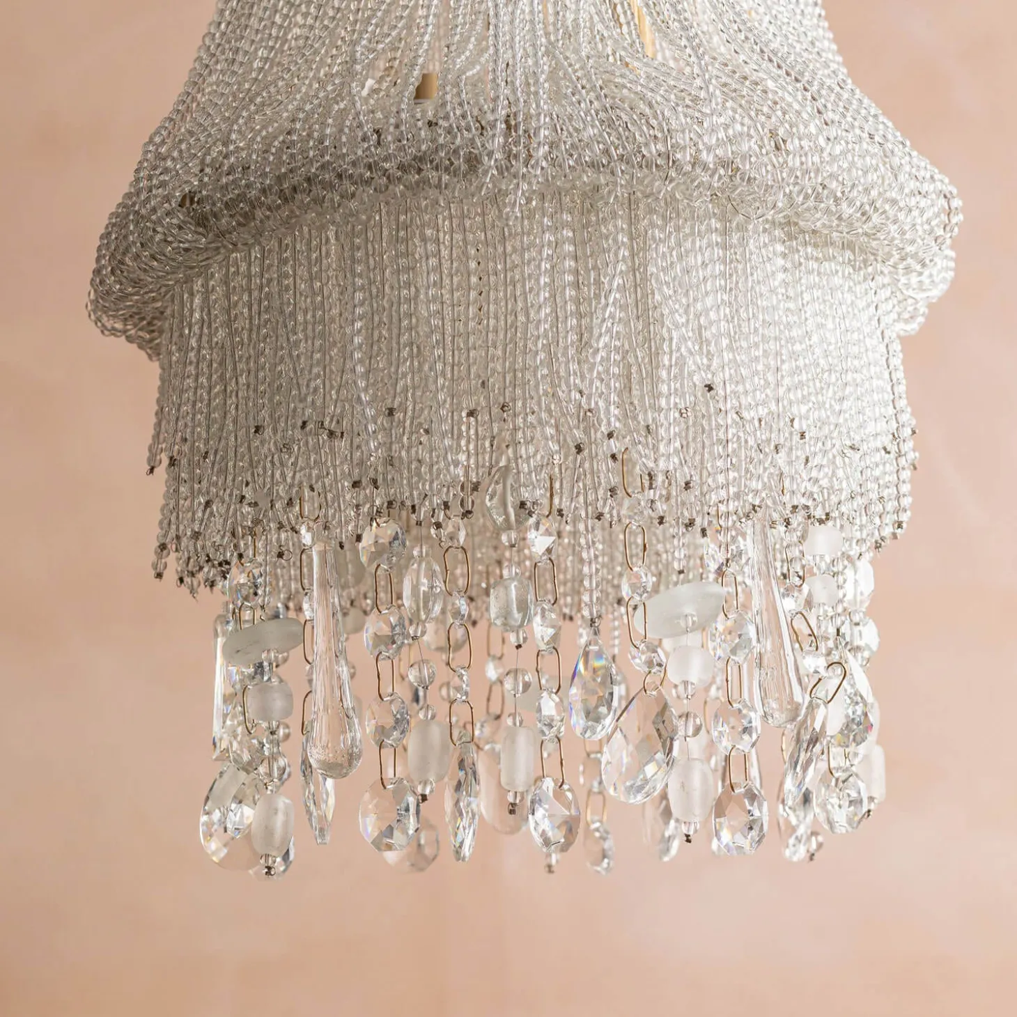 Adara Clear Beaded Pendant Light