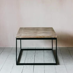 Albie Iron and Wood Coffee Table