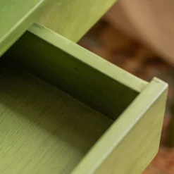 Alice Green Three Drawer Desk