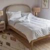 Alize King Size Natural Linen Bed