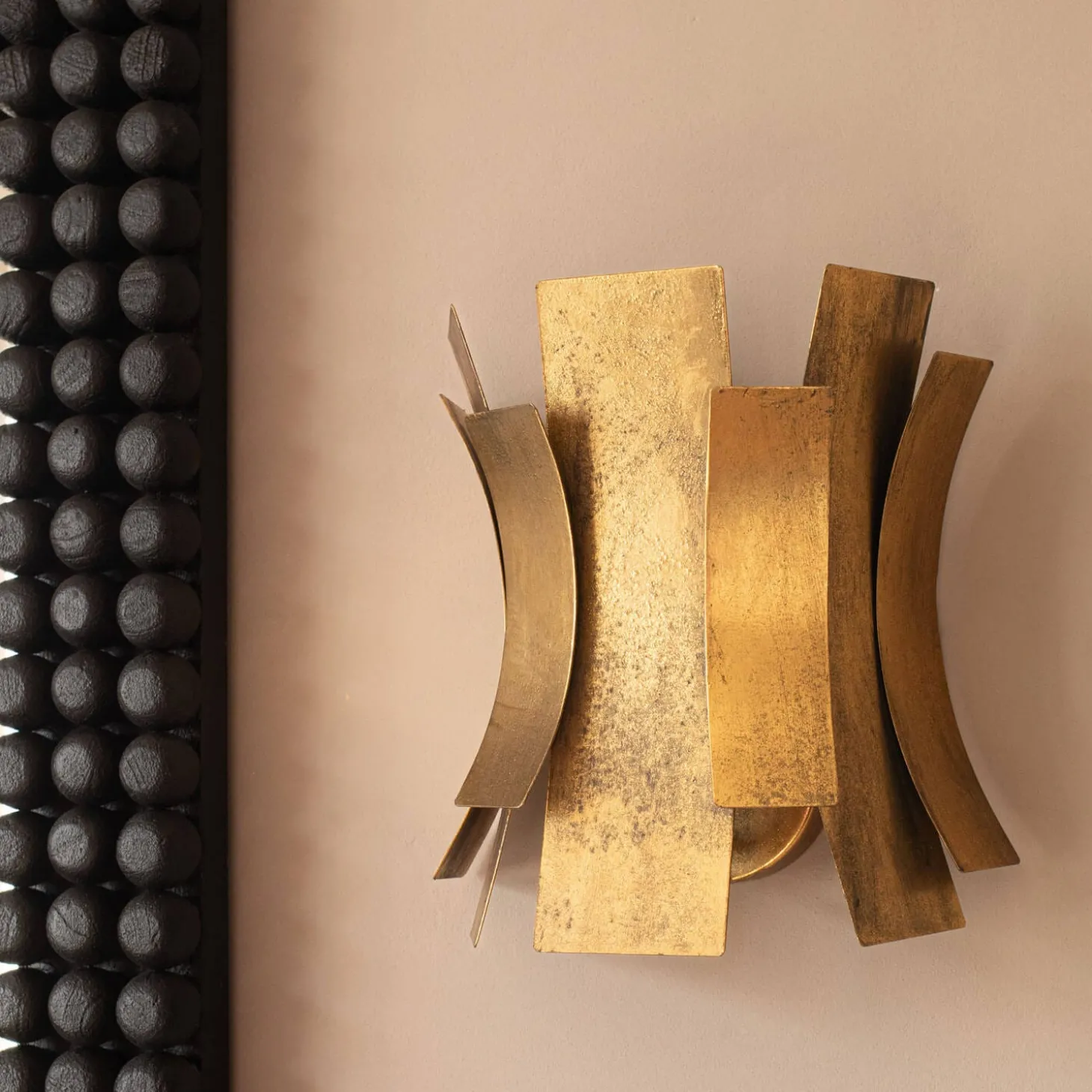 Alonso Gold Curve Wall Light