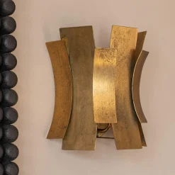 Alonso Gold Curve Wall Light