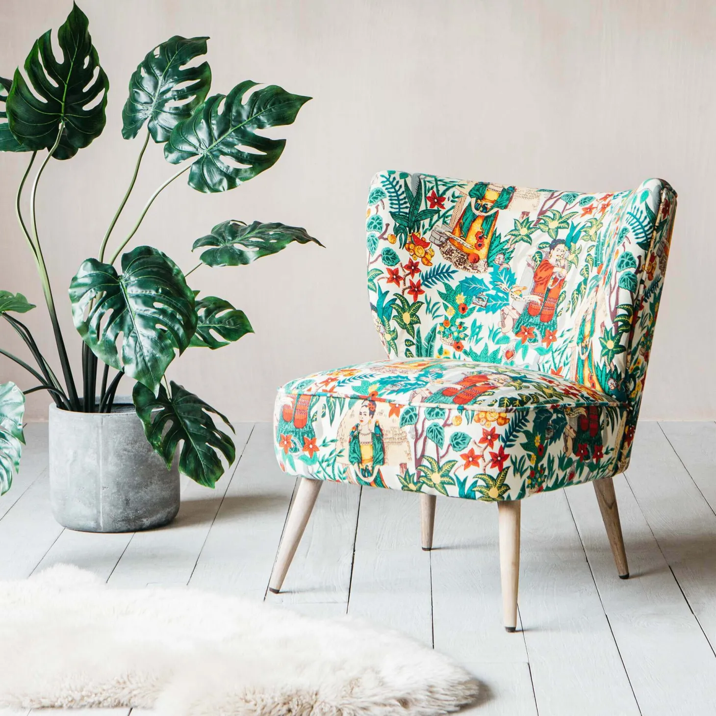 Alpana Mexicana Print Chair