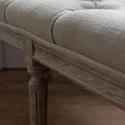 Amalie Linen Bench