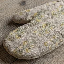 Amelia Block Printed Oven Mitt