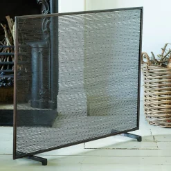 Antique Bronze Fire Screen