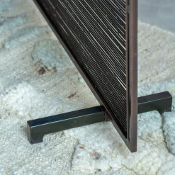Antique Bronze Fire Screen