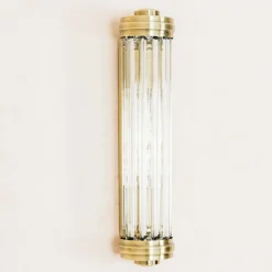 Antique Crystal Wall Light