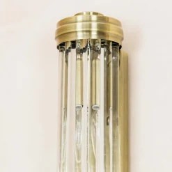 Antique Crystal Wall Light