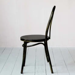Antique Nickel Café Chair