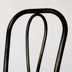 Antique Nickel Café Chair