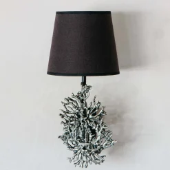 Antique Nickel Coral Wall Light