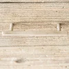 Antique Silver Ridged Long Handle