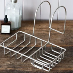 Antique Silver Side of the Bath Caddy