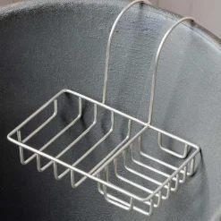 Antique Silver Side of the Bath Caddy