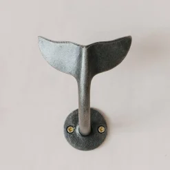 Antique Silver Whale Tail Hook