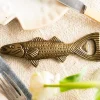 Antiqued Brass Fish Bottle Opener