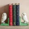 Antiqued Owl Bookends