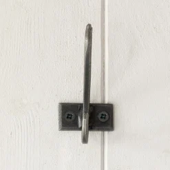 Antiqued Silver Iron Double Wall Hook
