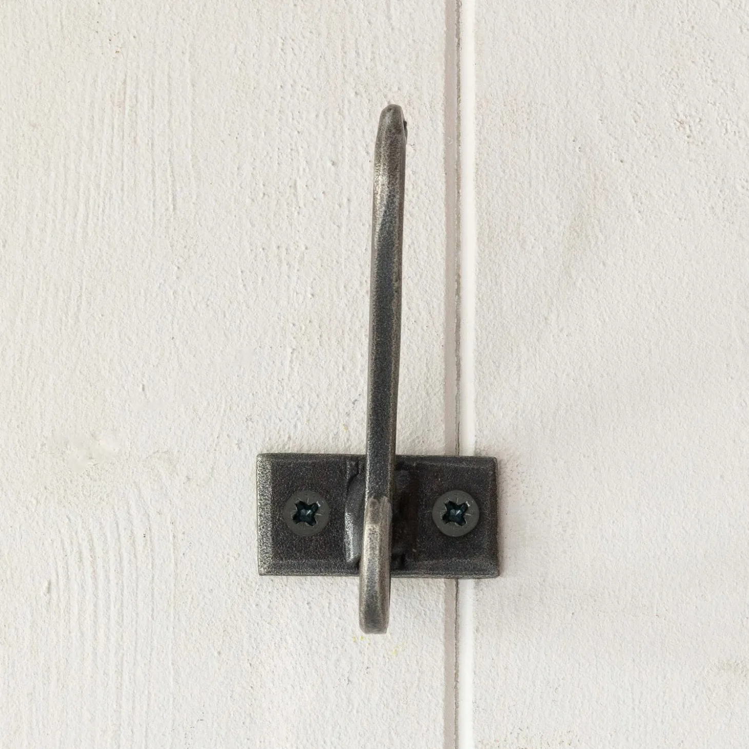 Antiqued Silver Iron Double Wall Hook
