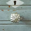Antiqued Silver Square Star Knob