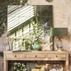 Antiqued Squares Wall Mirror