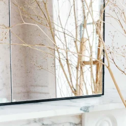 Antiqued Squares Wall Mirror