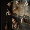 Antiqued Winter Village Garland