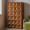 Apsley Tile Four Door Tall Cabinet
