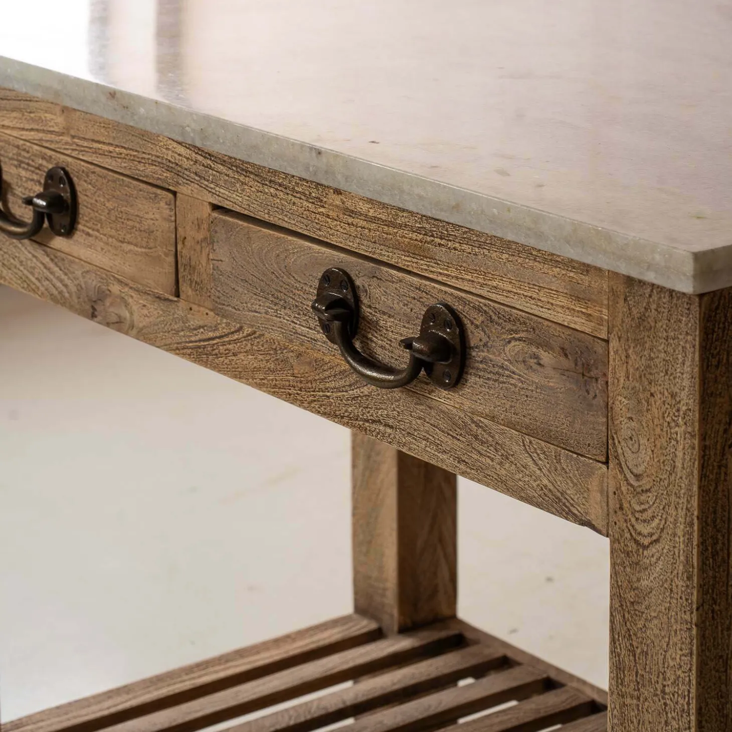 Aria Marble Kitchen Island