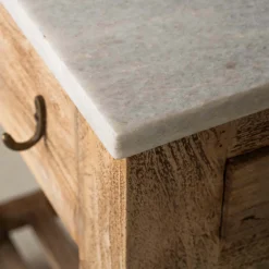 Aria Marble Kitchen Island
