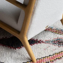 Ashton Chalk Bouclé Armchair