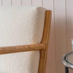 Ashton Two Seater White Bouclé Sofa