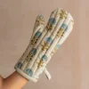 Asta Block Printed Oven Mitt