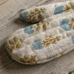 Asta Block Printed Oven Mitt