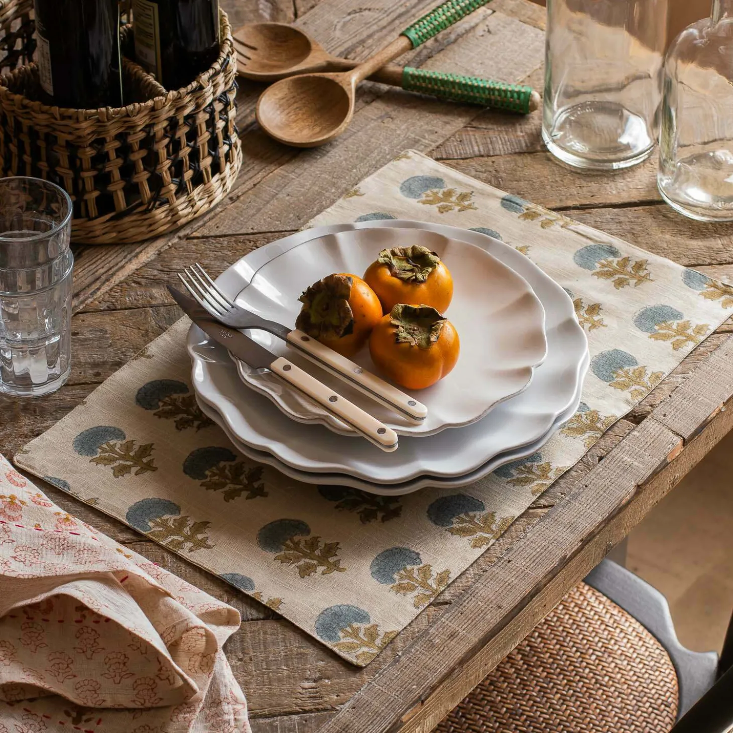 Asta Block Printed Placemat