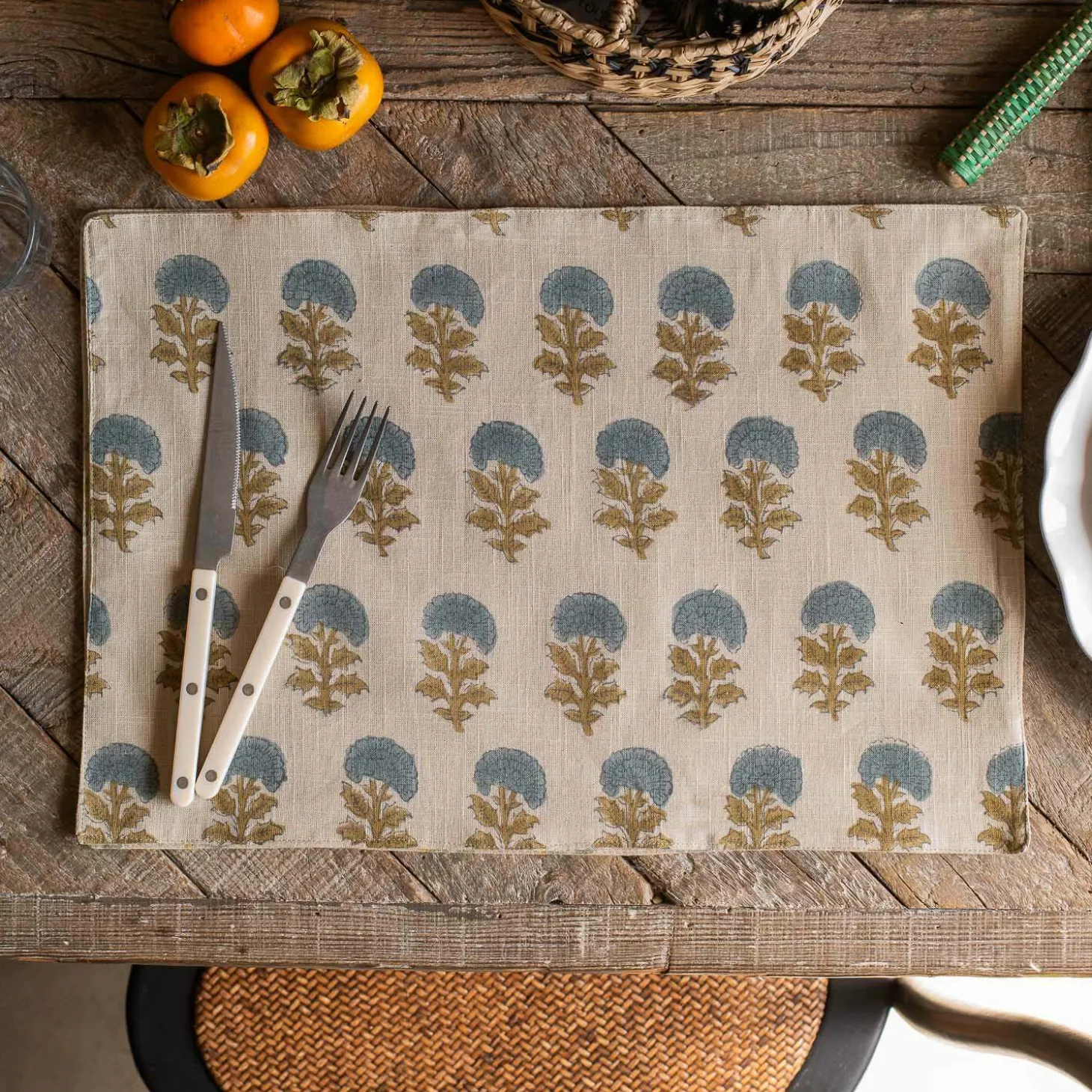 Asta Block Printed Placemat
