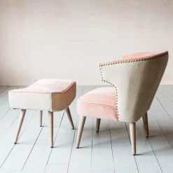 Audrey Rose Velvet Stool