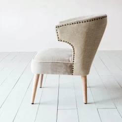 Audrey Silver Velvet Chair