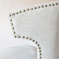 Audrey Silver Velvet Chair