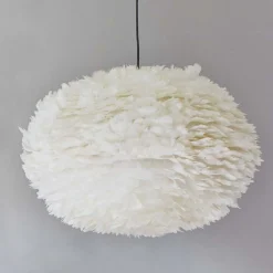 Aurora White Feather Pendant Shades