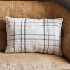 Avianna Pink and Black Rectangular Cushion