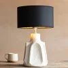 Axl Cream Ceramic Table Lamp